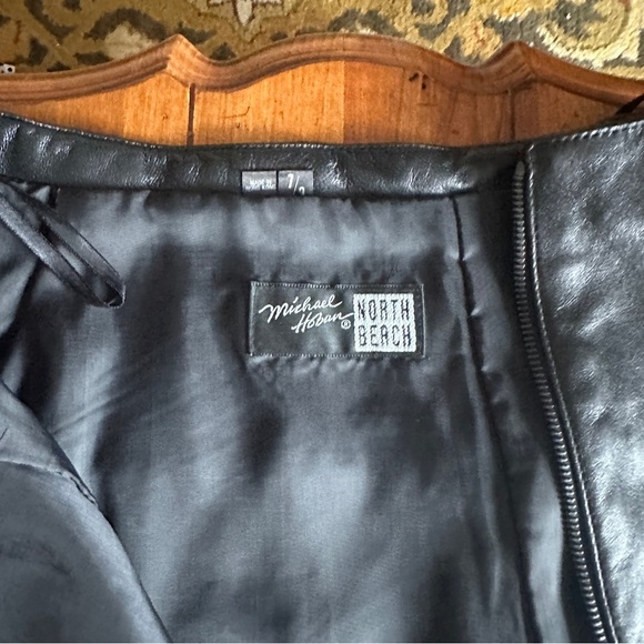 Michael Hoban North Beach Leather Skirt - Picture 10 of 12